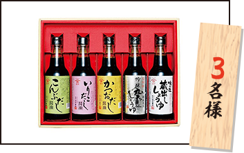 深井醤油 味くらべ中瓶セット（計5点）