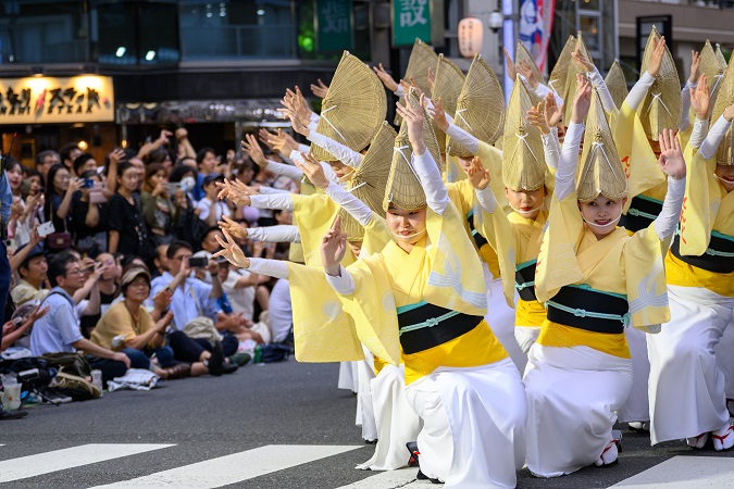 統一された「集団美」に注目