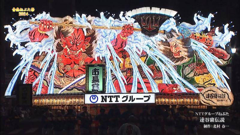 巨大な人形ねぶたに注目！