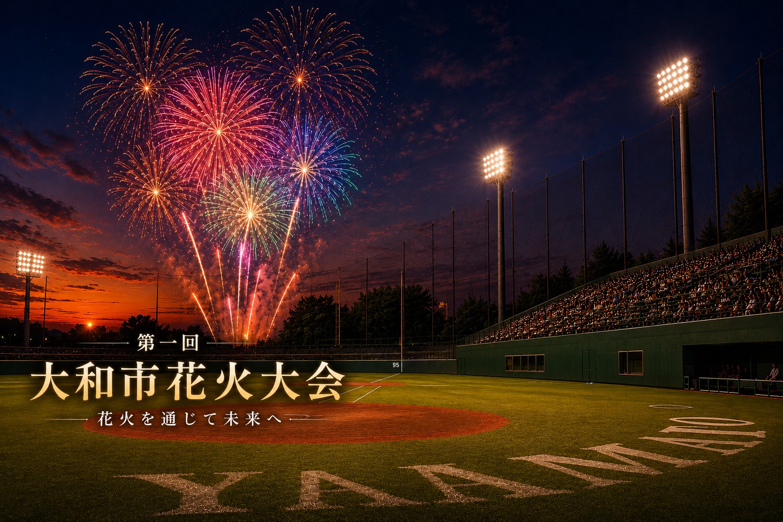 第1回大和市花火大会  生中継