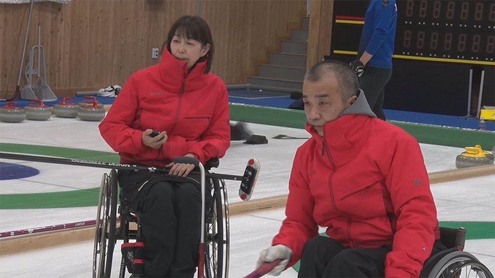 混合ダブルス(中島洋治選手、小川亜希選手)