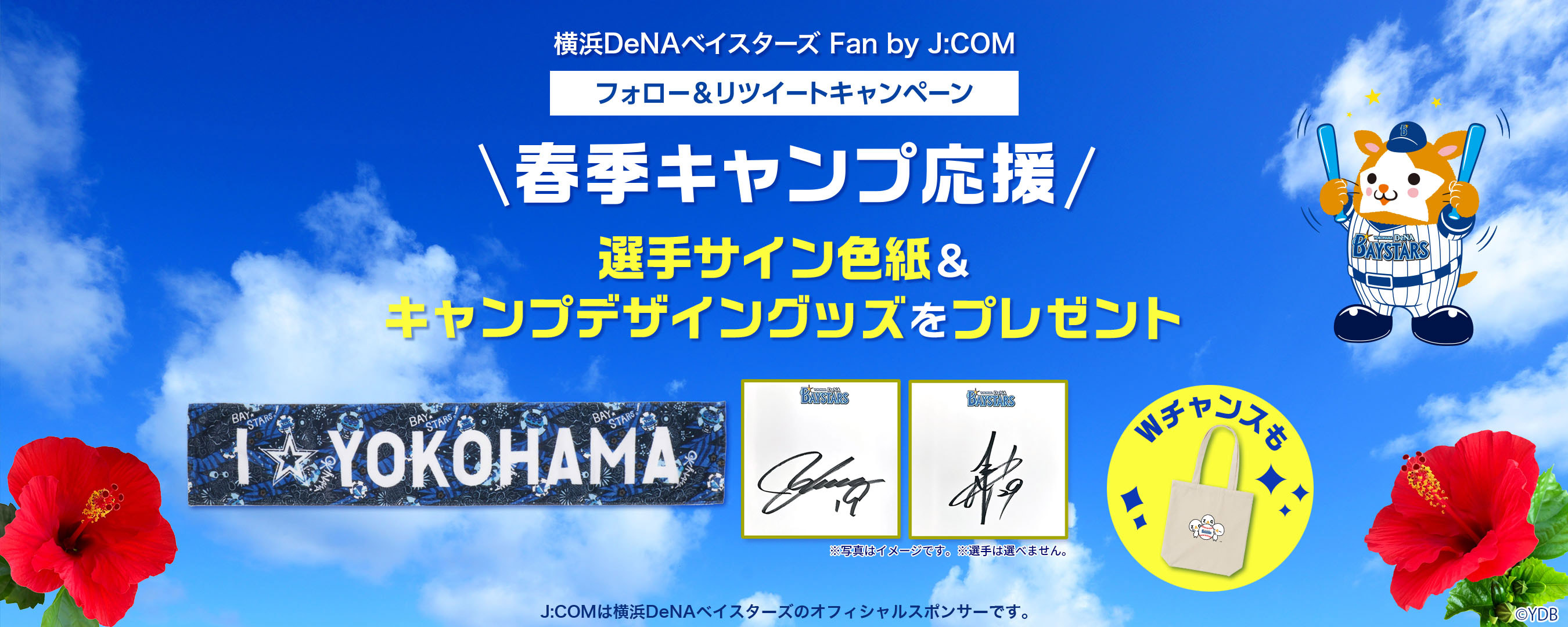 フォロー＆リツイートキャンペーン 春季キャンプ応援プレゼント