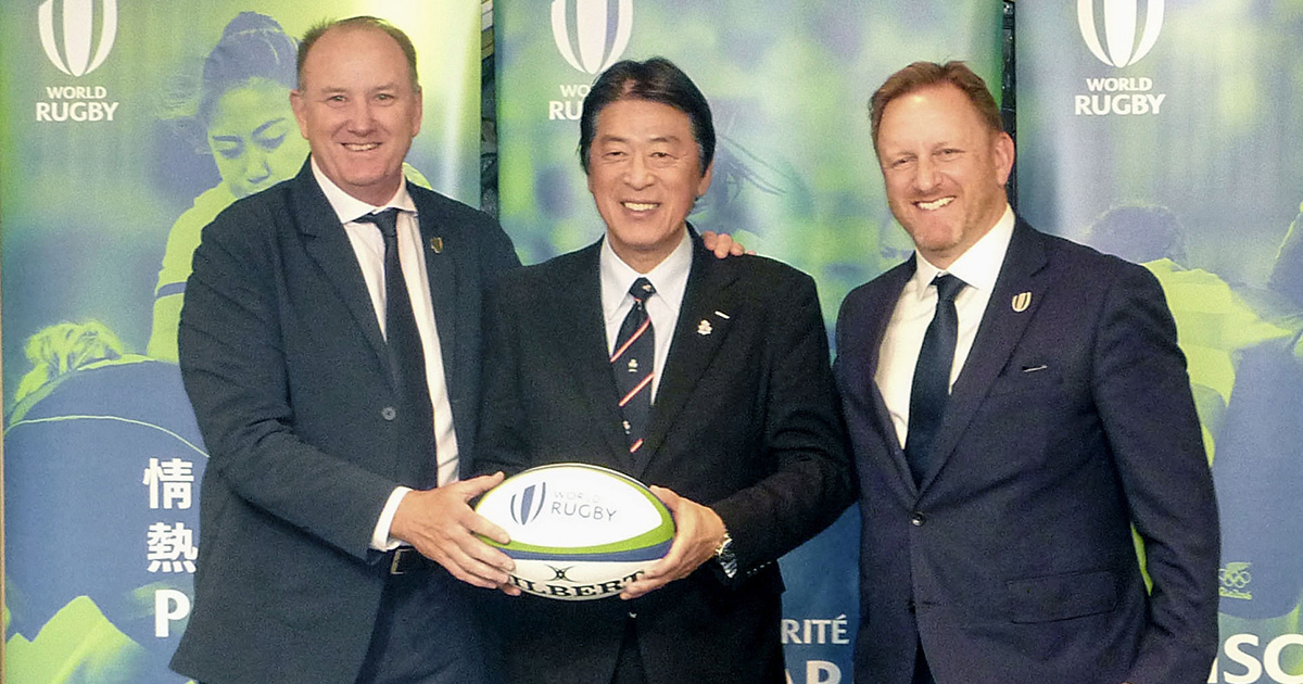 ラグビーW杯再招致へのライバル。WRロビンソン会長とは良好な関係