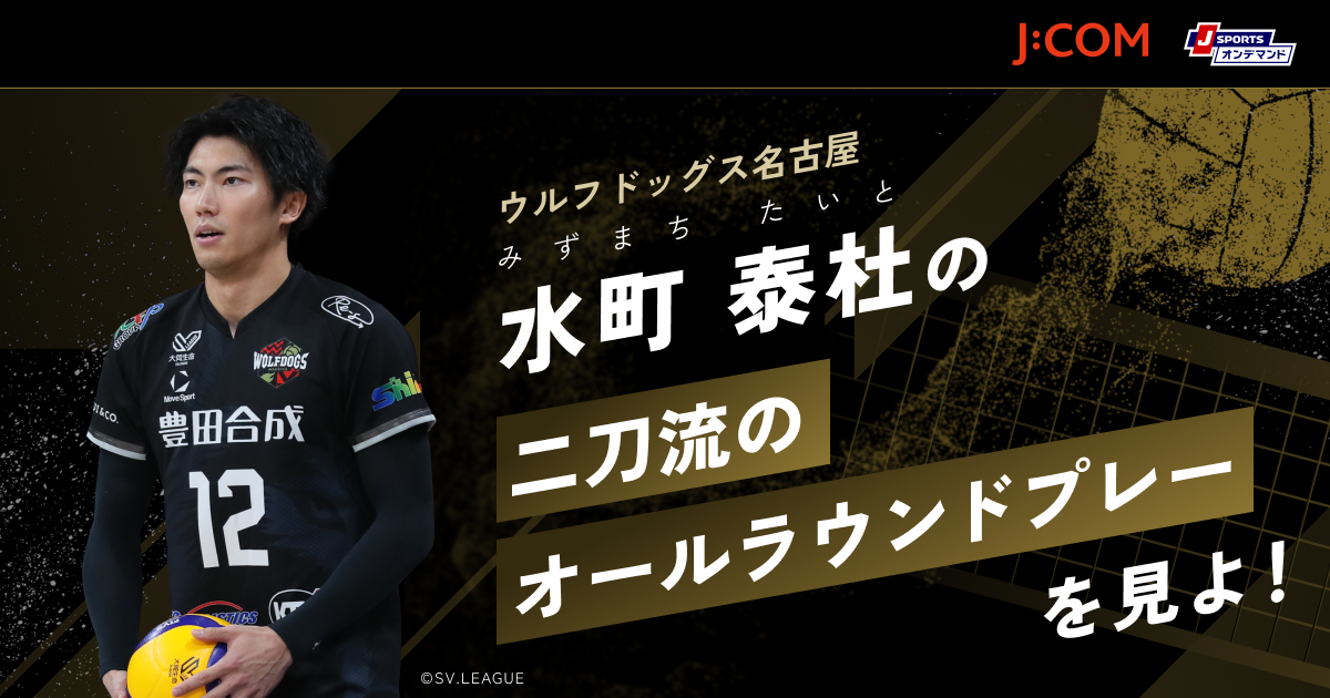 水町泰杜の“二刀流のオールラウンドプレー”を見よ！ - SVリーグ注目