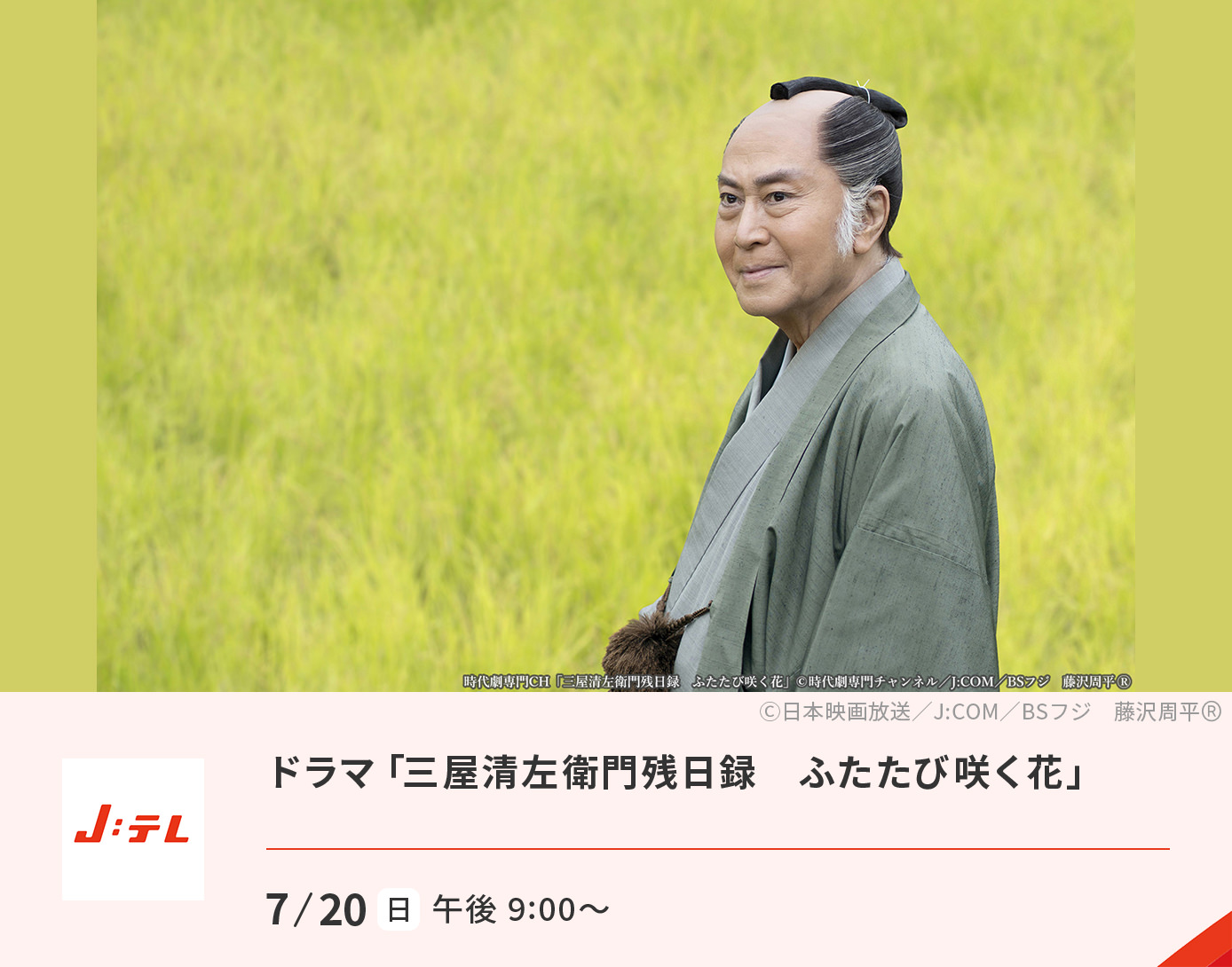 三屋清左衛門残日録　ふたたび咲く花