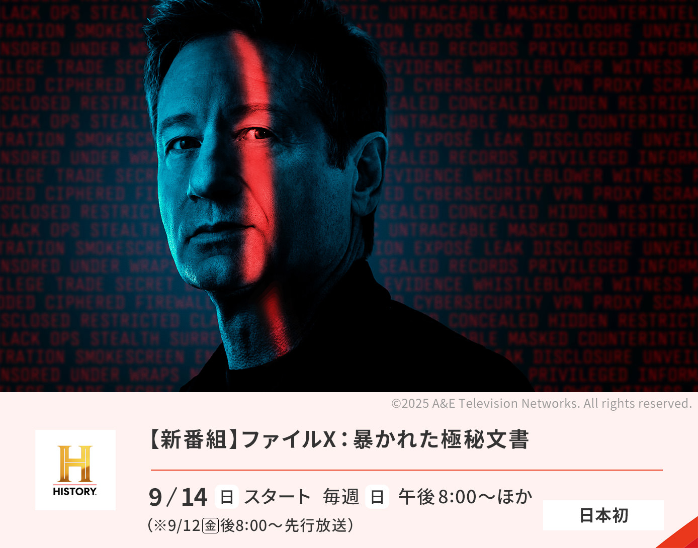 【新番組】ファイルX：暴かれた極秘文書 