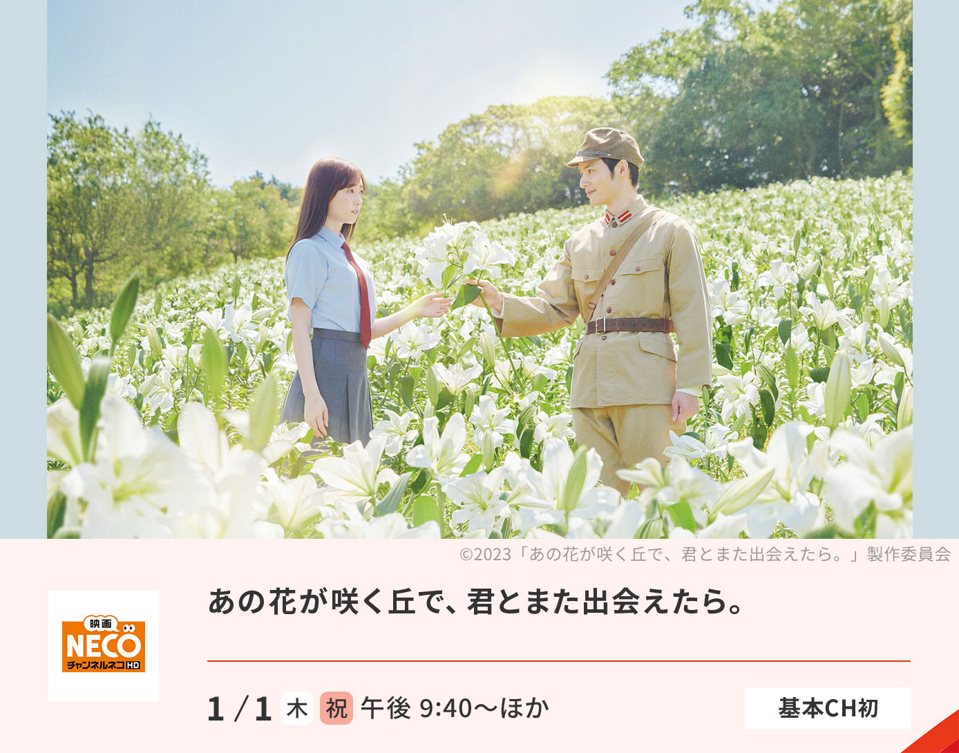 あの花が咲く丘で、君とまた出会えたら。