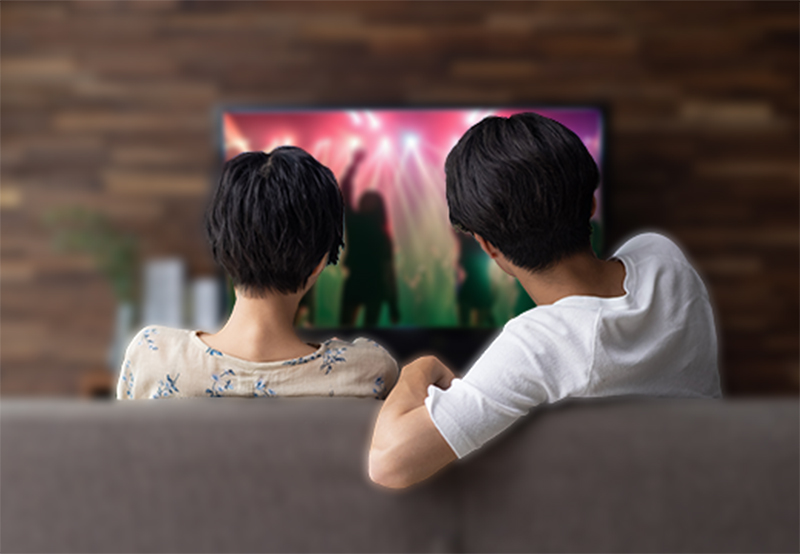 J:COM STREAMがテレビの大画面で視聴できる